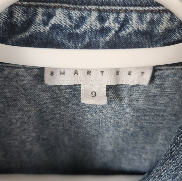 Vintage Smartset Sz 9 Demin Dress - Picture 3 of 12